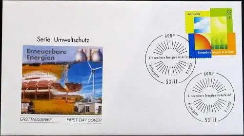 DEUTSCHLAND 2004 Mi-Nr. 2378 FDC