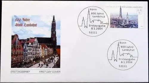 DEUTSCHLAND 2004 Mi-Nr. 2376 FDC