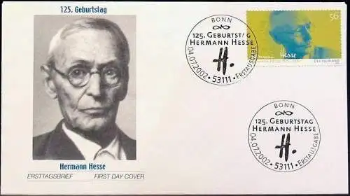 DEUTSCHLAND 2002 Mi-Nr. 2270 FDC