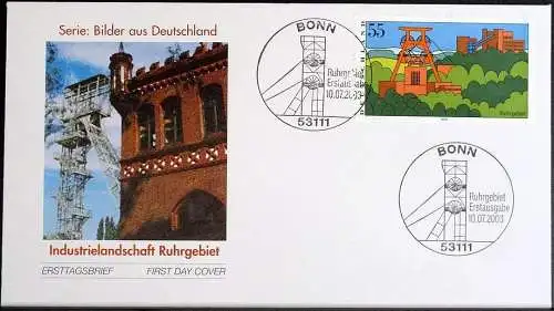 DEUTSCHLAND 2003 Mi-Nr. 2355 FDC