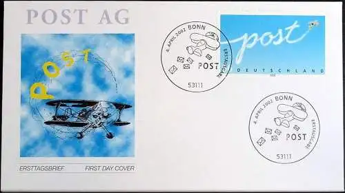 DEUTSCHLAND 2002 Mi-Nr. 2250 FDC