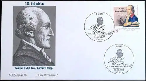 DEUTSCHLAND 2002 Mi-Nr. 2241 FDC