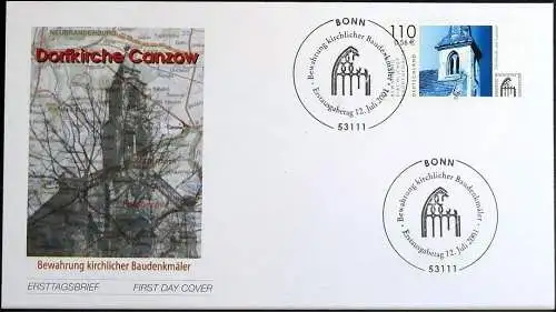 DEUTSCHLAND 2001 Mi-Nr. 2199 FDC