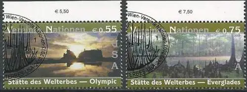 UNO WIEN 2003 Mi-Nr. 397/98 o used - aus Abo