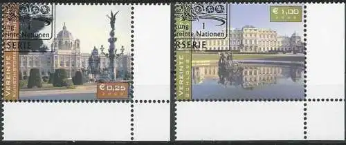 UNO WIEN 2003 Mi-Nr. 387/88 o used - aus Abo