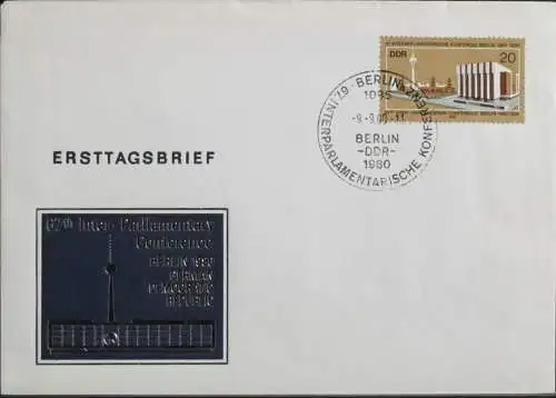 DDR 1980 Mi-Nr. 2542 FDC