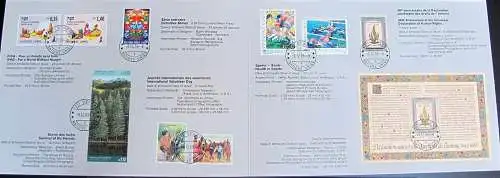 UNO GENF 1988 Jahressammelmappe - Souvenir Folder o used