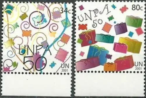 UNO NEW YORK 2001 Mi-Nr. 881/82 ** MNH