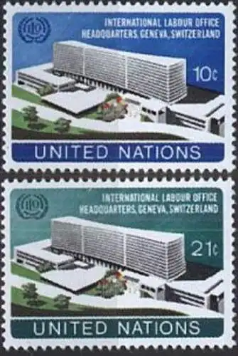 UNO NEW YORK 1974 Mi-Nr. 264/65 ** MNH