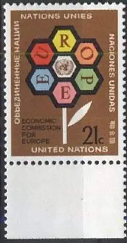 UNO NEW YORK 1972 Mi-Nr. 251 ** MNH