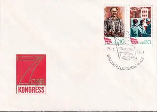 DDR 1968 Mi-Nr. 1363/64 FDC