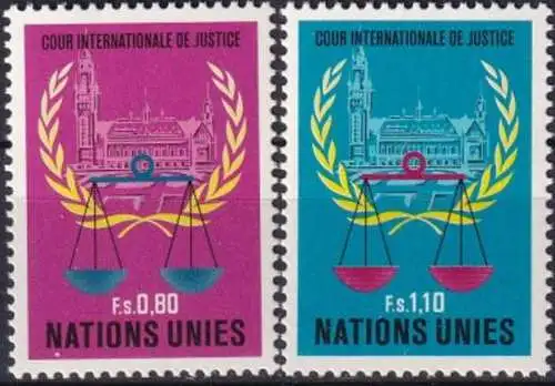 UNO GENF 1979 Mi-Nr. 86/87 ** MNH