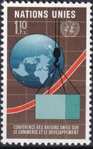 UNO GENF 1976 Mi-Nr. 57 ** MNH