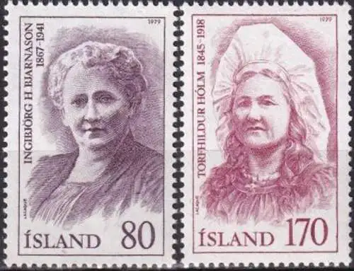 ISLAND 1979 Mi-Nr. 541/42 ** MNH