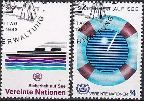 UNO WIEN 1983 Mi-Nr. 30/31 o used - aus Abo