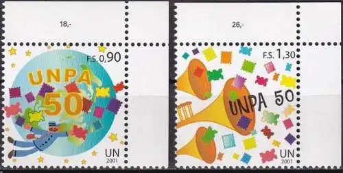 UNO GENF 2001 Mi-Nr. 424/25 ** MNH