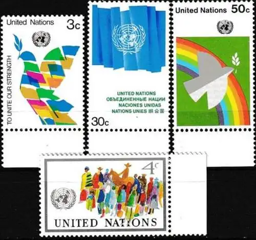 UNO NEW YORK 1976 Mi-Nr. 289/92 ** MNH