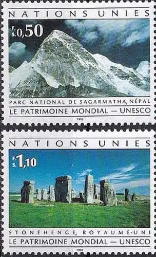 UNO GENF 1992 Mi-Nr. 210/11 ** MNH