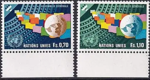 UNO GENF 1978 Mi-Nr. 78/79 ** MNH