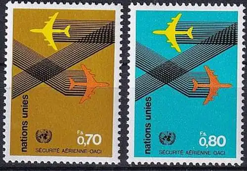 UNO GENF 1978 Mi-Nr. 76/77 ** MNH