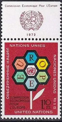 UNO GENF 1972 Mi-Nr. 27 ** MNH