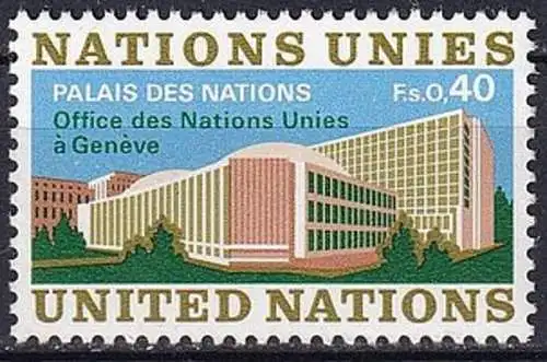 UNO GENF 1972 Mi-Nr. 22 ** MNH