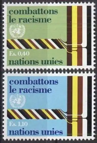 UNO GENF 1977 Mi-Nr. 68/69 ** MNH