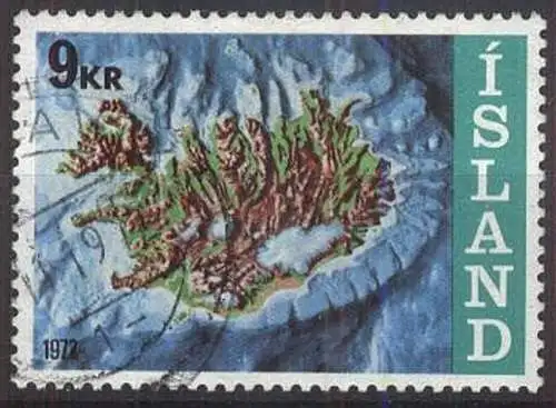 ISLAND 1972 Mi-Nr. 468 o used