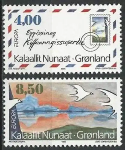 GRÖNLAND 1995 Mi-Nr. 262/63 ** MNH - CEPT