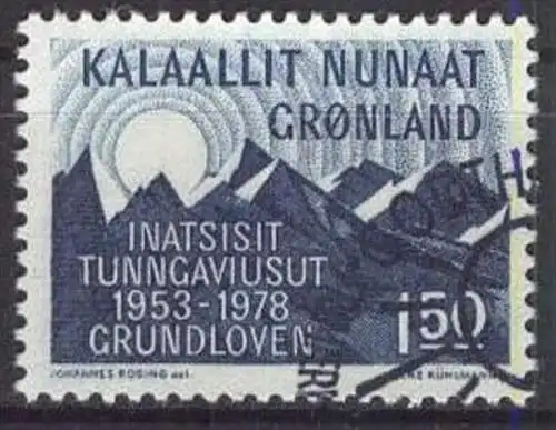 GRÖNLAND 1978 Mi-Nr. 109 o used