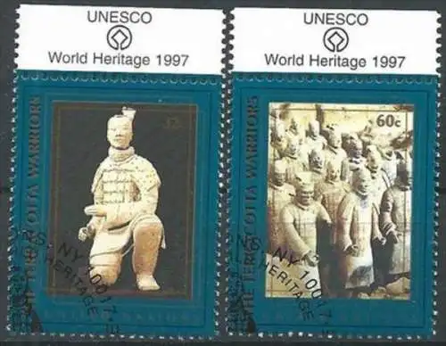 UNO NEW YORK 1997 Mi-Nr. 748/49 o used - aus Abo