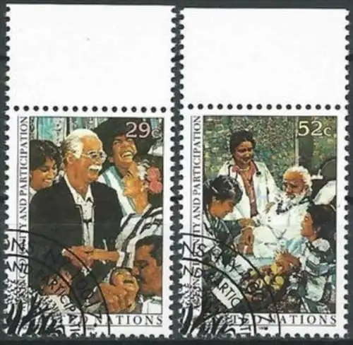 UNO NEW YORK 1993 Mi-Nr. 642/43 o used - aus Abo