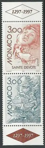 MONACO 1997 Mi-Nr. 2355/56 MNH - CEPT