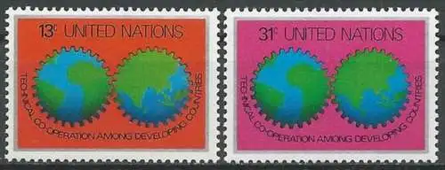 UNO NEW YORK 1978 Mi-Nr. 326/27 ** MNH