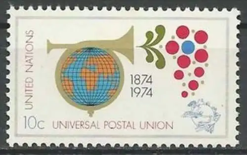 UNO NEW YORK 1974 Mi-Nr. 266 ** MNH