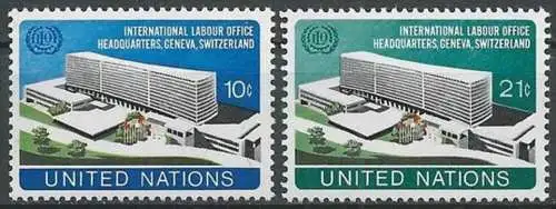 UNO NEW YORK 1974 Mi-Nr. 264/65 ** MNH