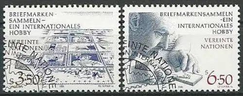 UNO WIEN 1986 Mi-Nr. 60/61 o used - aus Abo