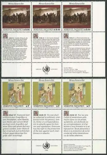 UNO WIEN 1990 Mi-Nr. 108/09 ** MNH