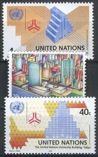 UNO NEW YORK 1992 Mi-Nr. 637/39 ** MNH