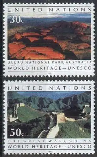 UNO NEW YORK 1992 Mi-Nr. 625/26 ** MNH