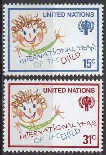 UNO NEW YORK 1979 Mi-Nr. 334/35 ** MNH