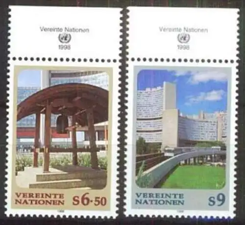 UNO WIEN 1998 Mi-Nr. 246/47 ** MNH