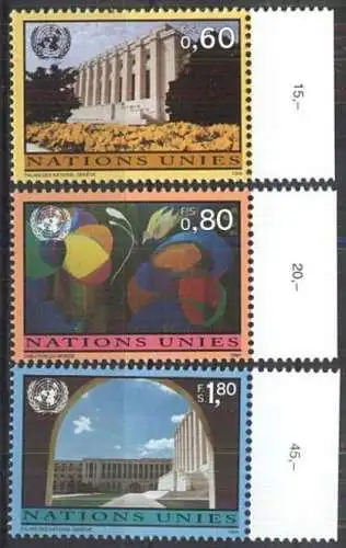 UNO GENF 1994 Mi-Nr. 256/58 ** MNH