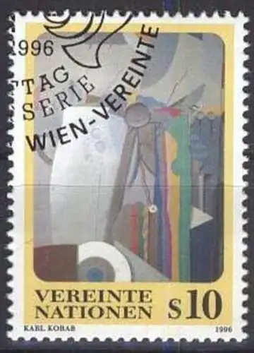 UNO WIEN 1996 Mi-Nr. 204 o used aus Abo