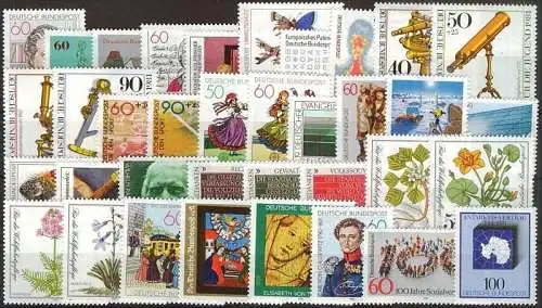 DEUTSCHLAND 1981 Mi-Nr. 1082-17 Jahrgang/year set ** MNH