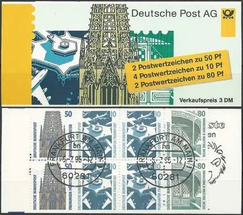 DEUTSCHLAND 1993 Mi-Nr. MH 29 Markenheft/booklet o used - aus Abo