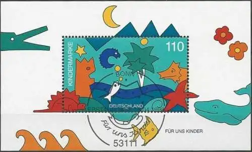 DEUTSCHLAND 1998 Mi-Nr. Block 42 o used - aus Abo