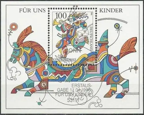 DEUTSCHLAND 1996 Mi-Nr. Block 35 o used - aus Abo