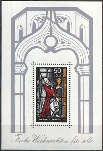 DEUTSCHLAND 1977 Mi-Nr. Block 15 ** MNH