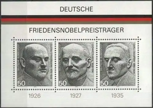 DEUTSCHLAND 1975 Mi-Nr. Block 11 ** MNH